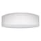 Nuvo 15-Inch CCT Selectable Fabric Drum LED Decor Flsh Mnt Fixture, White Fabric Shade, Acrylic Diffuser 62/999 - alternate 2
